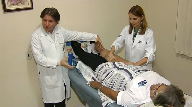 Inchaço na perna: Linfedema tratamento no estágio clínico I, Método Godoy